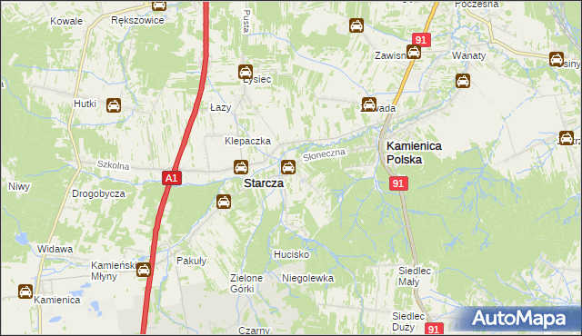 mapa Rudnik Wielki, Rudnik Wielki na mapie Targeo