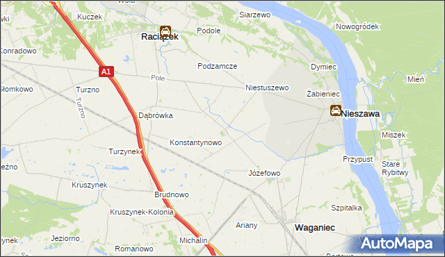 mapa Sierzchowo, Sierzchowo na mapie Targeo