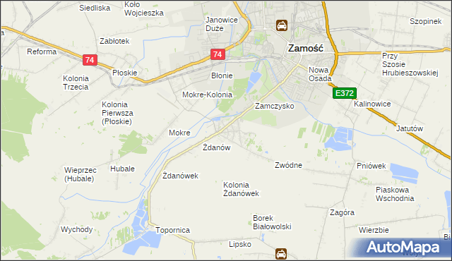 mapa Skokówka, Skokówka na mapie Targeo