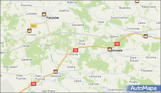 mapa Słup Pierwszy, Słup Pierwszy na mapie Targeo