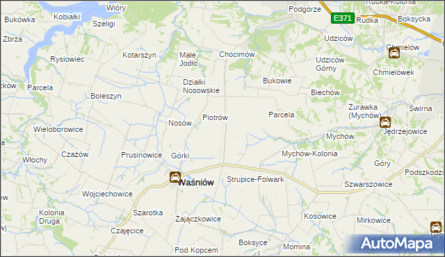 mapa Śnieżkowice, Śnieżkowice na mapie Targeo