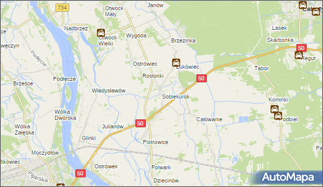 mapa Sobiekursk, Sobiekursk na mapie Targeo