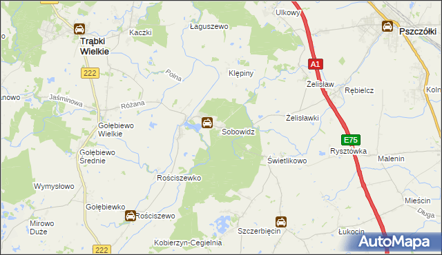 mapa Sobowidz, Sobowidz na mapie Targeo