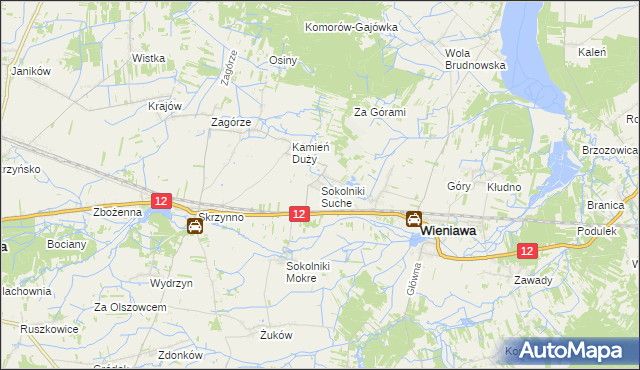 mapa Sokolniki Suche, Sokolniki Suche na mapie Targeo