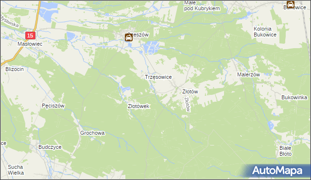 mapa Stanięcice, Stanięcice na mapie Targeo