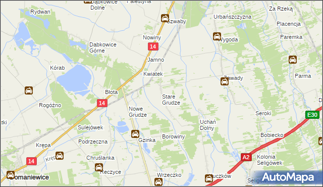 mapa Stare Grudze, Stare Grudze na mapie Targeo