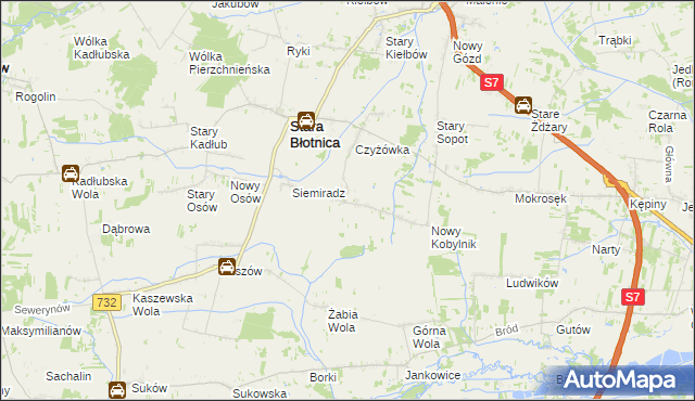 mapa Stary Kobylnik, Stary Kobylnik na mapie Targeo