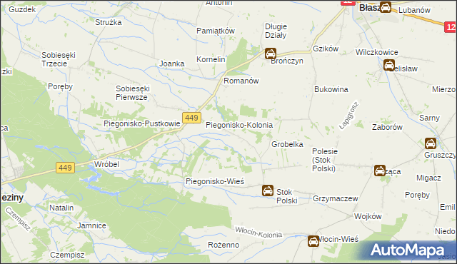 mapa Stok Nowy, Stok Nowy na mapie Targeo