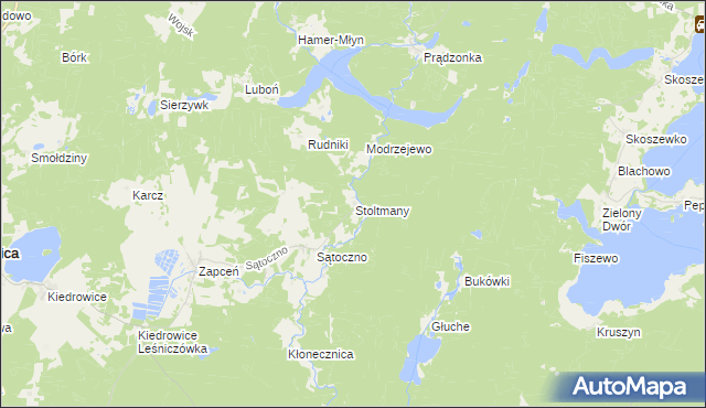 mapa Stoltmany, Stoltmany na mapie Targeo