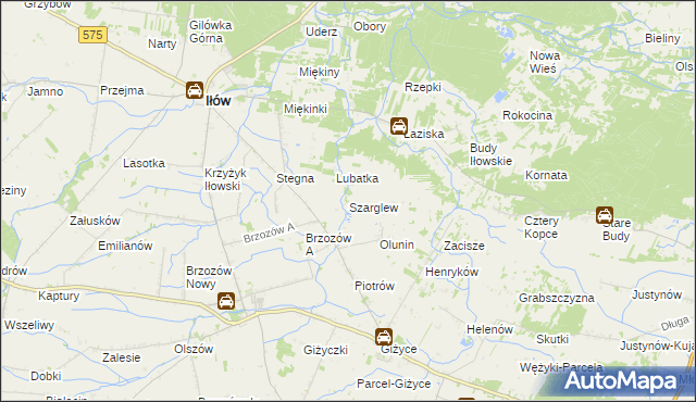 mapa Szarglew, Szarglew na mapie Targeo