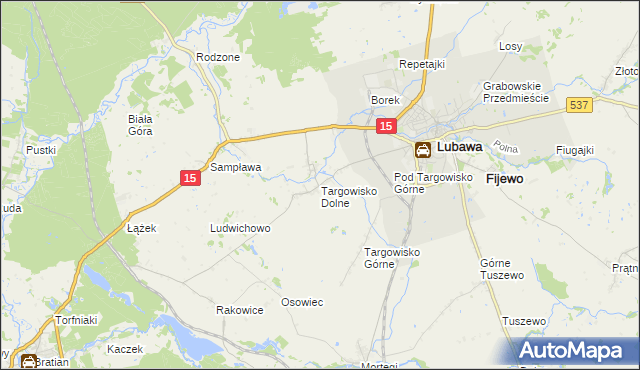 mapa Targowisko Dolne, Targowisko Dolne na mapie Targeo