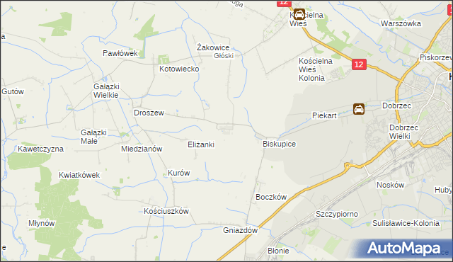 mapa Trkusów, Trkusów na mapie Targeo