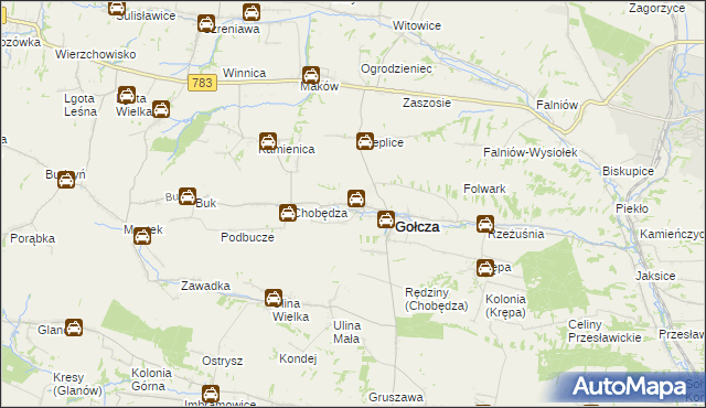 mapa Wielkanoc, Wielkanoc na mapie Targeo