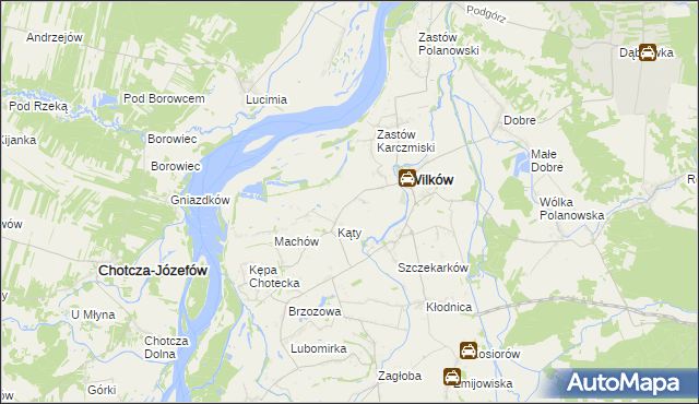 mapa Wilków-Kolonia, Wilków-Kolonia na mapie Targeo