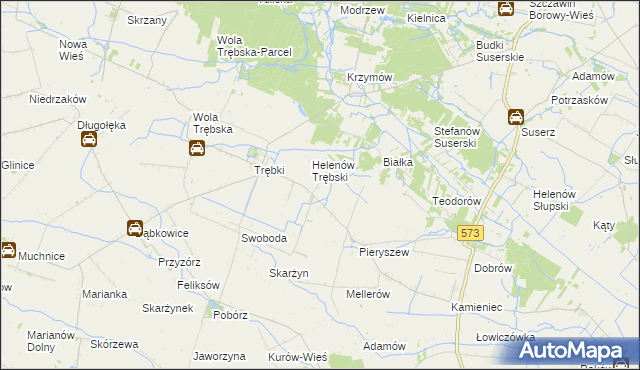 mapa Witoldów gmina Szczawin Kościelny, Witoldów gmina Szczawin Kościelny na mapie Targeo