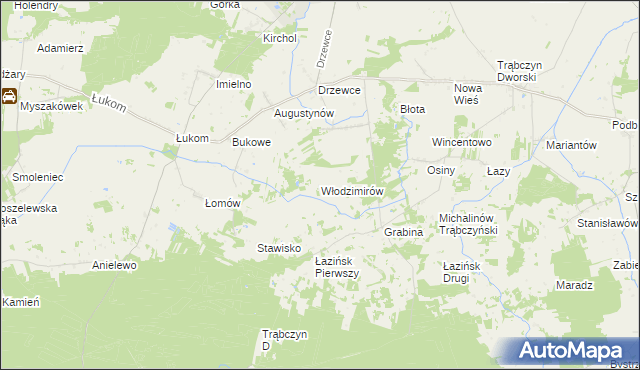 mapa Włodzimirów, Włodzimirów na mapie Targeo