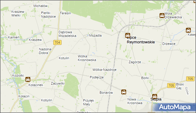 mapa Wólka-Podlesie, Wólka-Podlesie na mapie Targeo