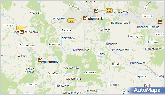 mapa Wygoda Mikołajewska, Wygoda Mikołajewska na mapie Targeo