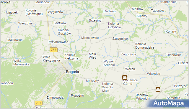 mapa Wysoki Duże, Wysoki Duże na mapie Targeo