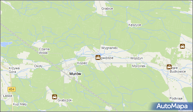 mapa Zagwiździe, Zagwiździe na mapie Targeo