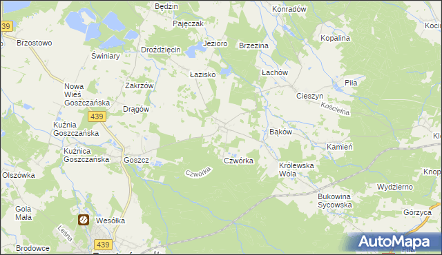 mapa Domasławice gmina Twardogóra, Domasławice gmina Twardogóra na mapie Targeo