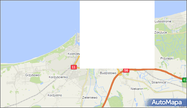 mapa Kołobrzegu, Kołobrzeg na mapie Targeo