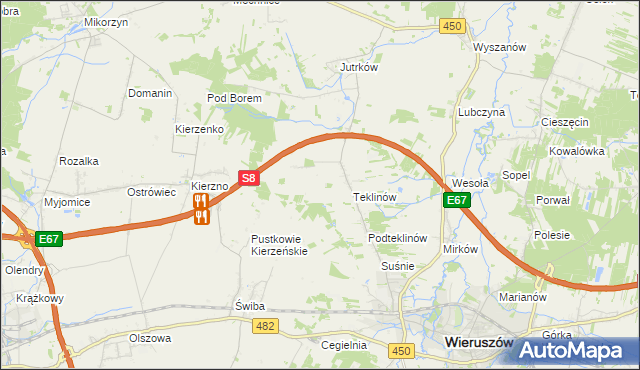 mapa Nawrotów, Nawrotów na mapie Targeo