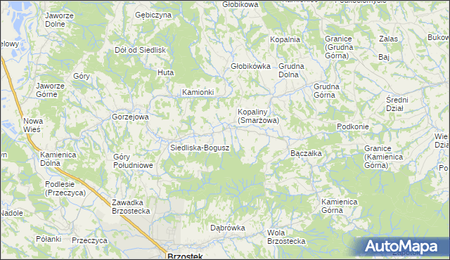 mapa Smarżowa, Smarżowa na mapie Targeo