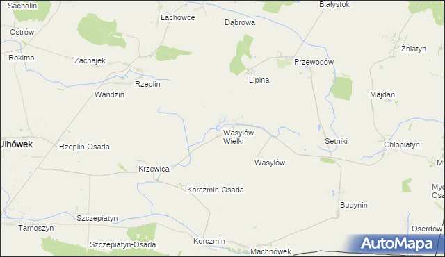 mapa Wasylów Wielki, Wasylów Wielki na mapie Targeo