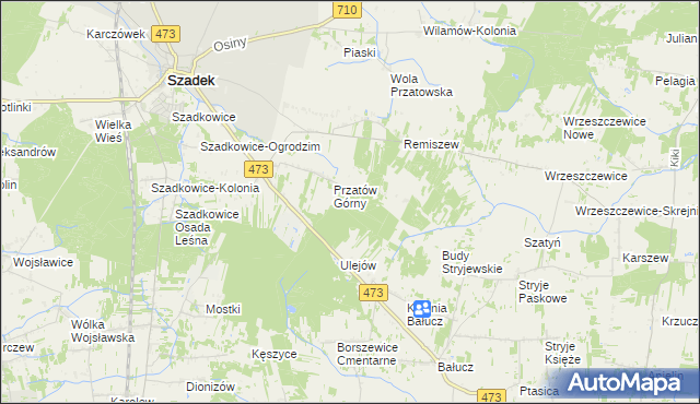 mapa Przatówek, Przatówek na mapie Targeo