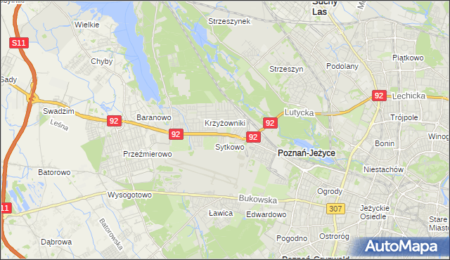 mapa Smochowice, Smochowice na mapie Targeo