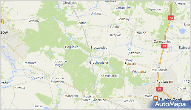 mapa Kameduły, Kameduły na mapie Targeo
