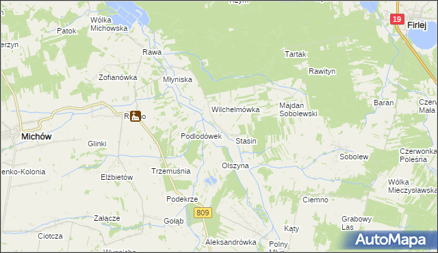 mapa Gawłówka, Gawłówka na mapie Targeo