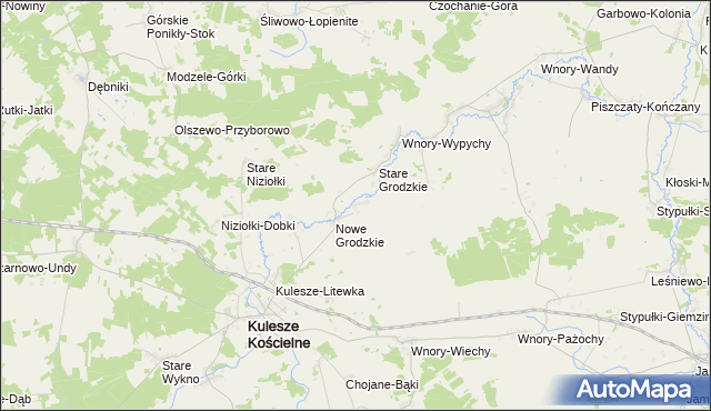 mapa Grodzkie Szczepanowięta, Grodzkie Szczepanowięta na mapie Targeo