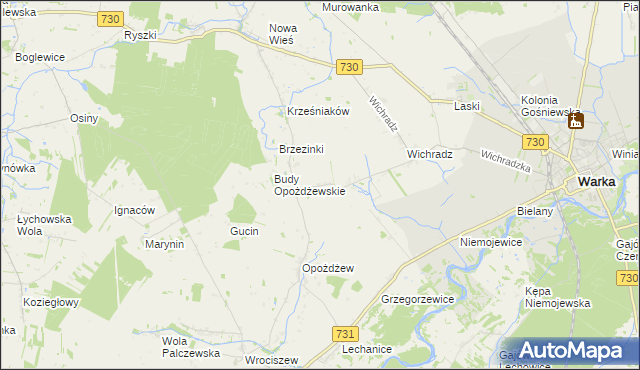 mapa Kazimierków, Kazimierków na mapie Targeo