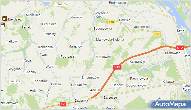 mapa Markowola, Markowola na mapie Targeo