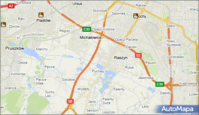 mapa Nowe Grocholice, Nowe Grocholice na mapie Targeo