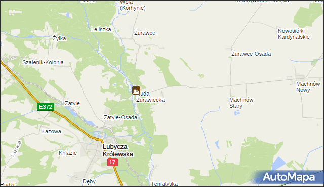 mapa Ruda Żurawiecka-Osada, Ruda Żurawiecka-Osada na mapie Targeo