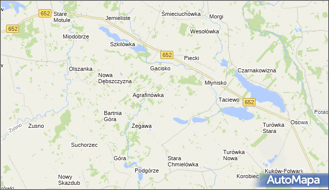 mapa Smolenka, Smolenka na mapie Targeo