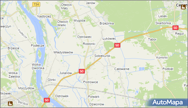 mapa Sobiekursk, Sobiekursk na mapie Targeo