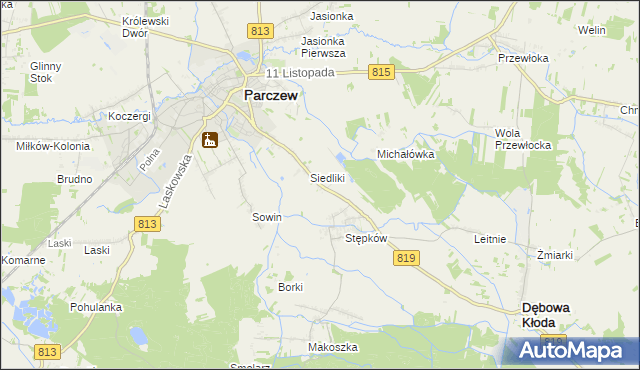 mapa Szytki, Szytki na mapie Targeo