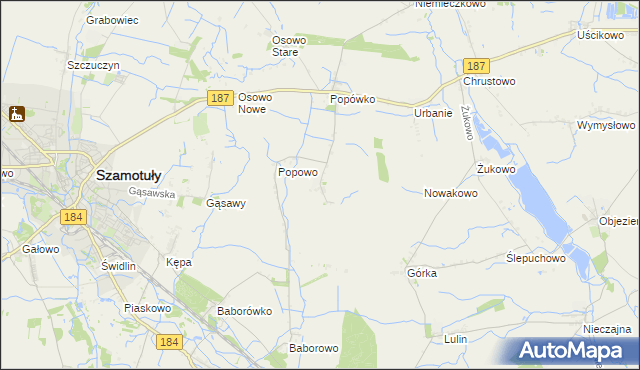 mapa Wychowaniec, Wychowaniec na mapie Targeo