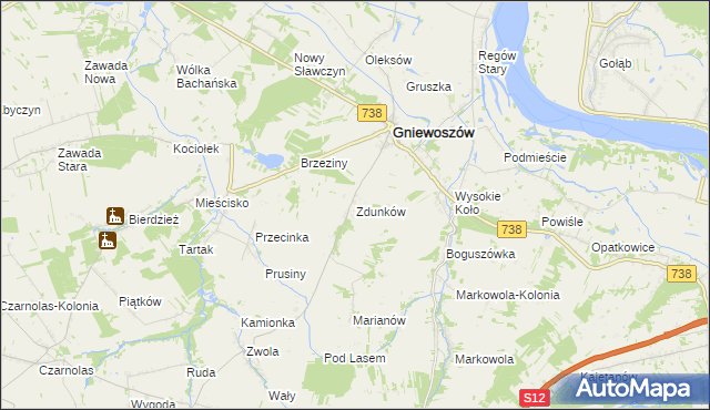 mapa Zdunków, Zdunków na mapie Targeo