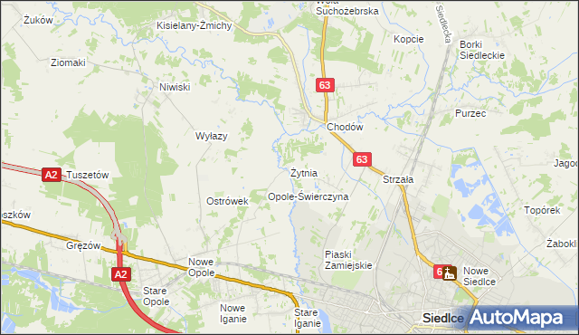 mapa Żytnia, Żytnia na mapie Targeo