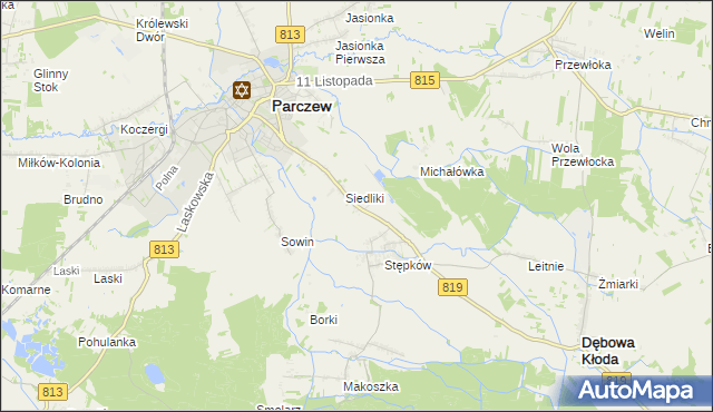 mapa Szytki, Szytki na mapie Targeo