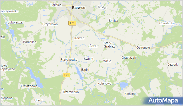 mapa Nowy Grabiąż, Nowy Grabiąż na mapie Targeo