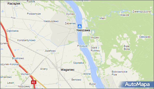 mapa Przypust, Przypust na mapie Targeo