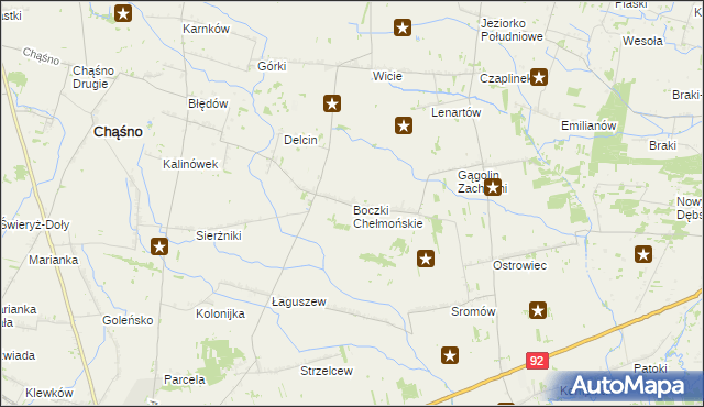 mapa Boczki gmina Kocierzew Południowy, Boczki gmina Kocierzew Południowy na mapie Targeo