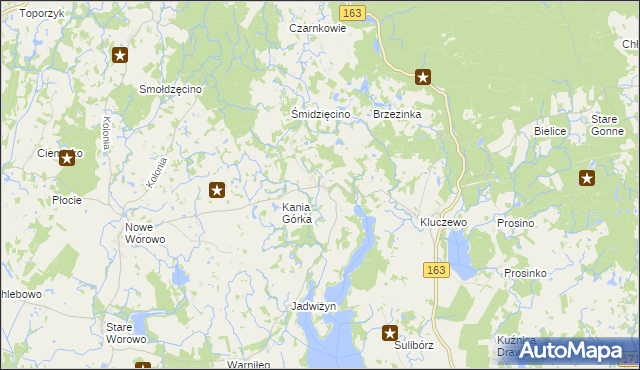 mapa Bolegorzyn, Bolegorzyn na mapie Targeo