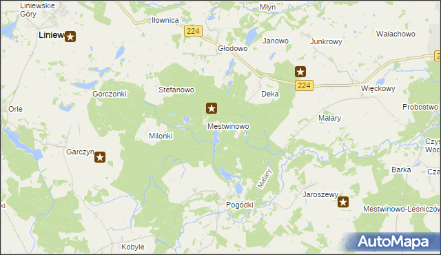 mapa Brzęczek, Brzęczek na mapie Targeo